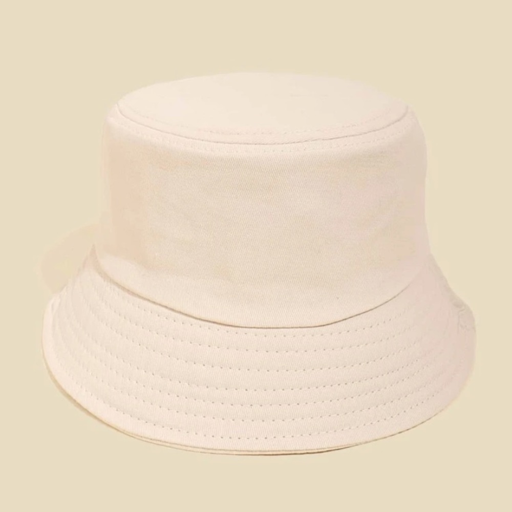 Cream /Beige Bucket Hat - Adjustable